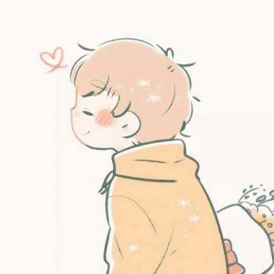 超萌可爱情侣头像一对两张🥰甜度爆表！ 情侣头像 第11张