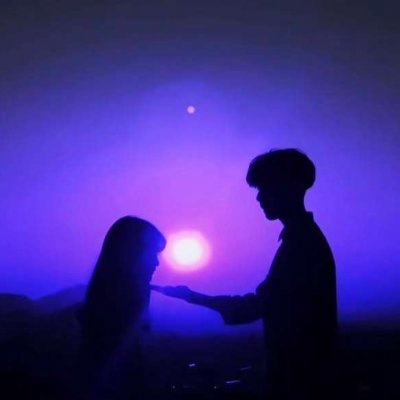 被这组有意境的双人情侣头像美哭😭 情侣头像 第4张