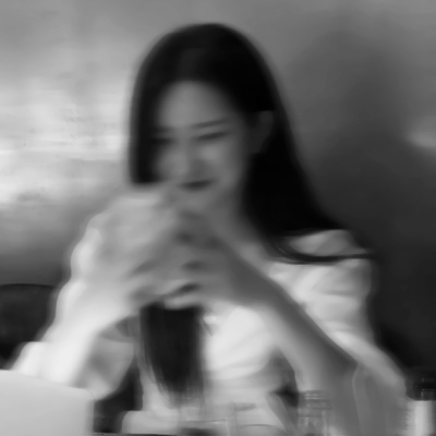 氛围感拉满！微信模糊感黑白女生头像图片 女生头像 第8张