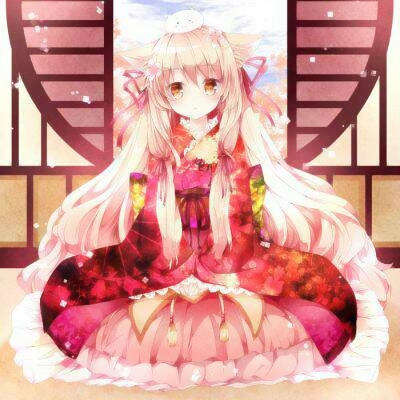 萌翻！猫耳女生动漫呆萌头像大全 女生头像 第8张