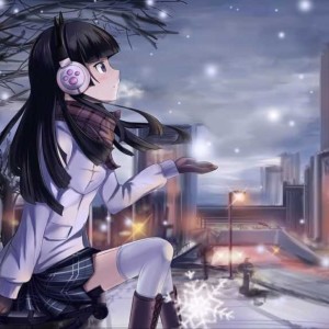 被冬日女生漫画头像美哭了 女生头像