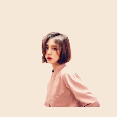 短发女生侧脸头像，太飒啦！ 女生头像 第13张