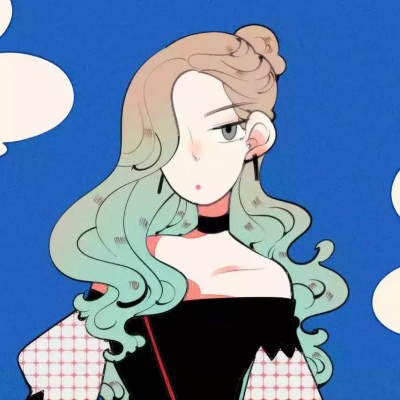 手绘漫画女孩头像合集 女生头像 第29张