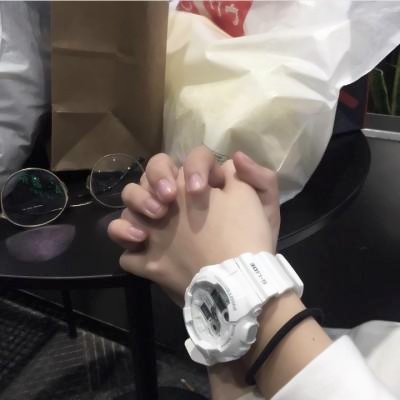 超甜！不露脸的QQ情侣一左一右头像来袭 情侣头像 第22张