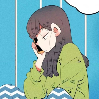 手绘漫画女孩头像合集 女生头像 第9张