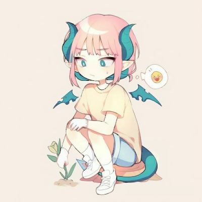 🥰超萌情侣头像可爱卡通一左一右一男一女大合集 情侣头像 第16张