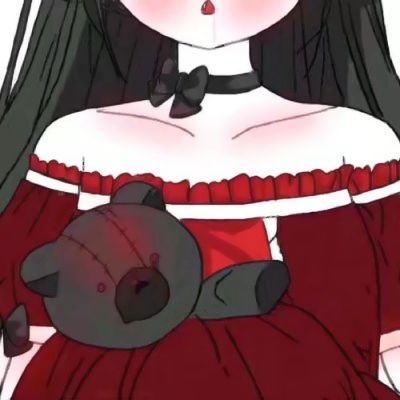 🌑绝美高清暗黑系病娇动漫女生头像大全 女生头像 第15张