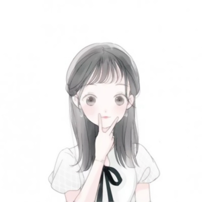 🎀必看！白底简约风动漫女生QQ头像 女生头像 第9张