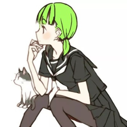 🌿动漫绿色系头发头像,清新到犯规! 其它头像 第30张 🌿动漫绿色系头发头像,清新到犯规! 其它头像 第30张