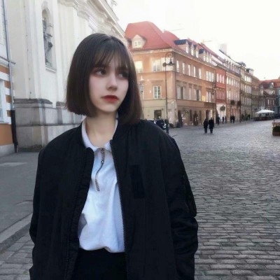 被这组时尚气质短发女生头像美晕啦✨ 女生头像 第7张