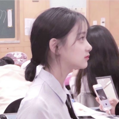 被这组女生微信侧脸头像美到啦 女生头像 第14张