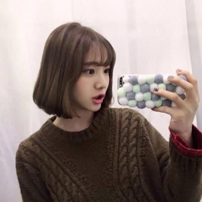短发女生侧脸头像，太飒啦！ 女生头像 第19张