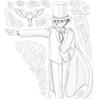 🔍怪盗基德铅笔画头像图片大全! 其它头像 第4张 🔍怪盗基德铅笔画头像图片大全! 其它头像 第4张
