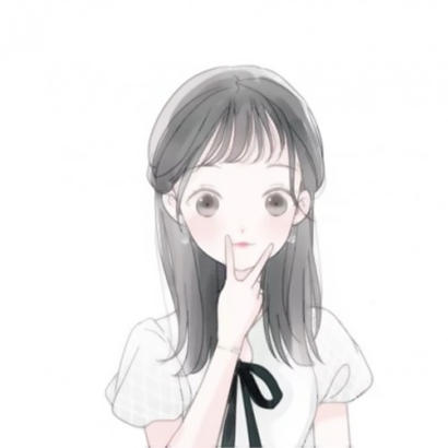 🎀必看！白底简约风动漫女生QQ头像 女生头像 第6张