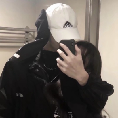 这些QQ稀有真人一左一右情侣头像太可以啦🥰 情侣头像 第16张