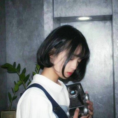 被这组时尚气质短发女生头像美晕啦✨ 女生头像 第20张