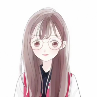 🎀必看！白底简约风动漫女生QQ头像 女生头像 第1张