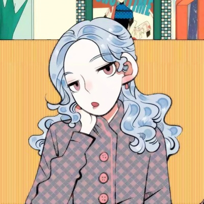 手绘漫画女孩头像合集 女生头像 第28张