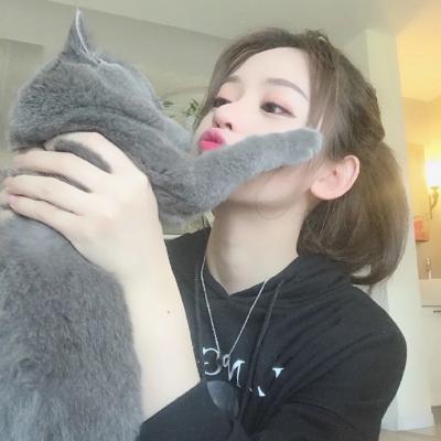超绝！抱猫咪的清新女生头像来袭 女生头像 第6张