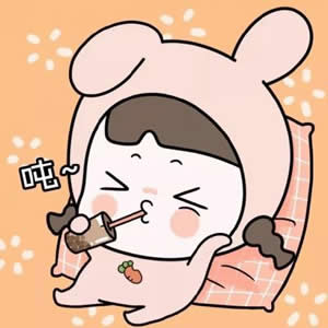 微信可爱萌萌哒卡通情侣头像一对两张，秀出甜蜜又独特的恋爱氛围 情侣头像 第7张