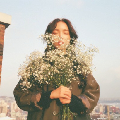 拿花女生头像，美到犯规！ 女生头像 第6张