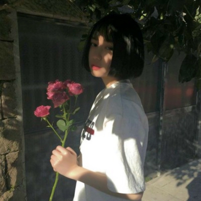 拿花女生头像，美到犯规！ 女生头像 第9张