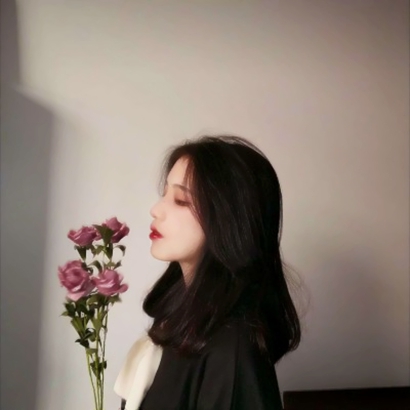 拿花女生头像，美到犯规！ 女生头像 第4张