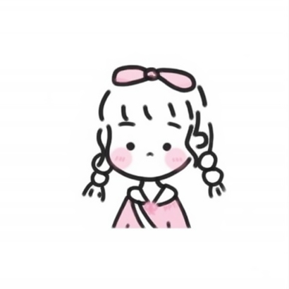 超绝！动漫女生头像简笔画来袭 女生头像 第4张