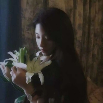 拿花女生头像，美到犯规！ 女生头像 第13张