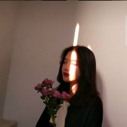 拿花女生头像，美到犯规！ 女生头像 第3张