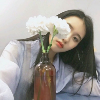 拿花女生头像，美到犯规！ 女生头像 第7张