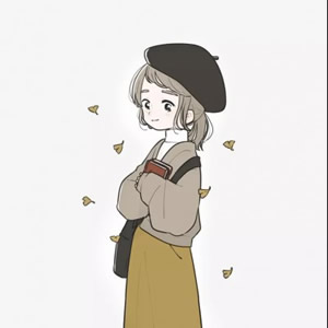 超可爱的动漫闺蜜女头 女生头像 第9张