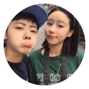 超甜!双人真人情侣圆形头像来袭 情侣头像 第9张 超甜!双人真人情侣圆形头像来袭 情侣头像 第9张