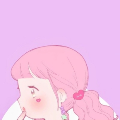 粉粉嫩嫩的动漫软妹头像来袭 女生头像 第18张