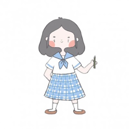 简单可爱女生手绘头像分享 女生头像 第3张
