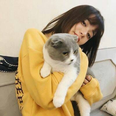 超有爱!怀里抱猫的女生头像来袭 女生头像 第3张 超有爱!怀里抱猫的女生头像来袭 女生头像 第3张