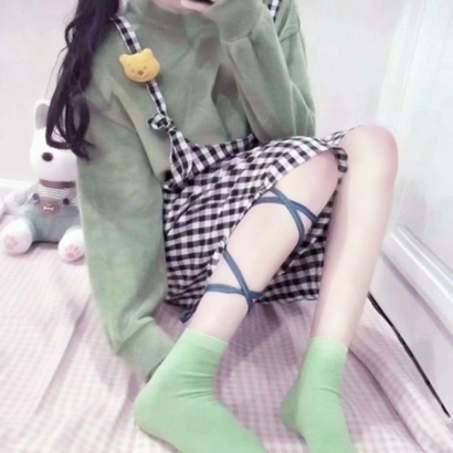 被这组绿色系女生高清QQ头像美哭啦 女生头像 第21张