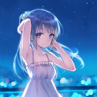二次元蓝色系女生头像,美到犯规! 女生头像 第11张 二次元蓝色系女生头像,美到犯规! 女生头像 第11张