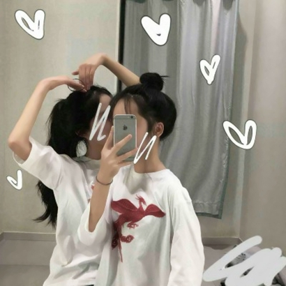 超甜！双人闺蜜头像两张一对 友情头像 第1张