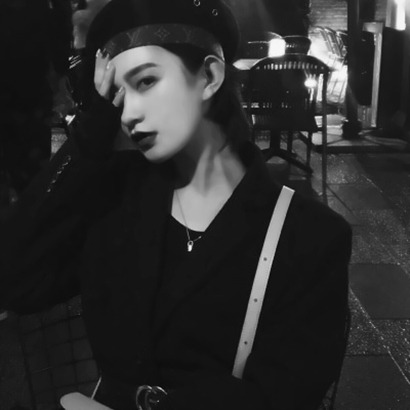 一左一右超般配的超酷黑白情侣头像 情侣头像 第25张