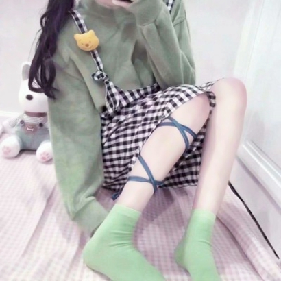 超绝！女生小清新绿色头像来袭 女生头像 第25张