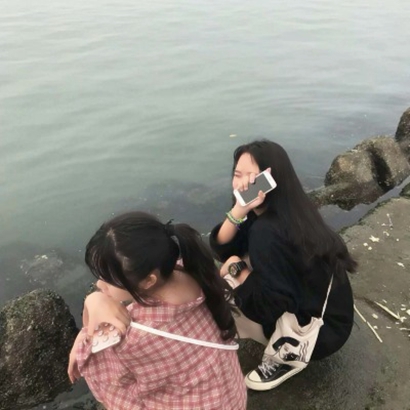 超甜！双人闺蜜头像两张一对 友情头像 第12张