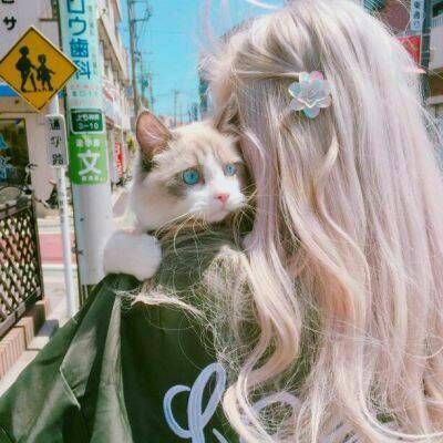 超有爱!怀里抱猫的女生头像来袭 女生头像 第5张 超有爱!怀里抱猫的女生头像来袭 女生头像 第5张