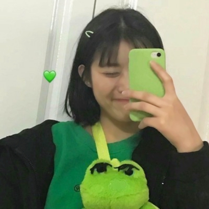 被这组绿色系女生高清QQ头像美哭啦 女生头像 第22张