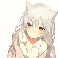 二次元猫耳女孩头像精选：不同风格全覆盖，轻松get本命款 女生头像 第14张