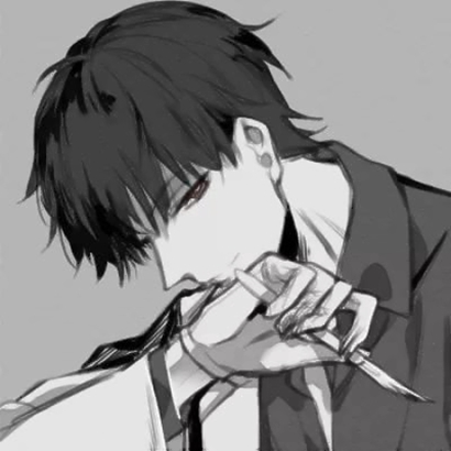 高清二次元动漫男生颓废头像下载｜小众丧感风，适配各社交平台 男生头像 第7张