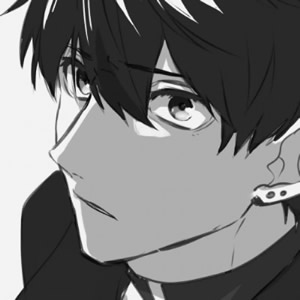 黑白系冷酷动漫男生头像合集 霸气侧漏适配各社交平台 男生头像 第15张 黑白系冷酷动漫男生头像合集 霸气侧漏适配各社交平台 男生头像 第15张