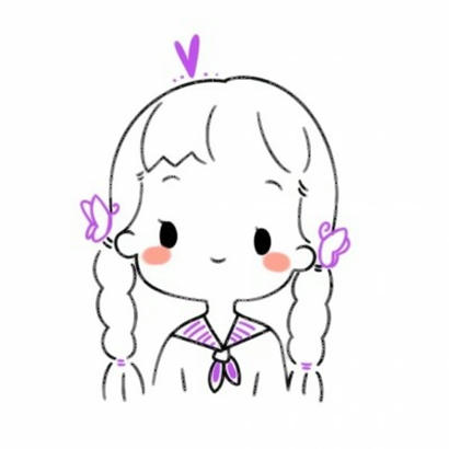 超萌女生可爱简笔画头像|无水印可存,日常用图不重样 女生头像 第27张 超萌女生可爱简笔画头像|无水印可存,日常用图不重样 女生头像 第27张