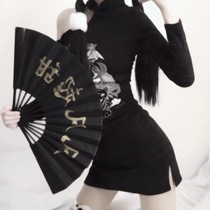 国风美学！手拿扇子女生头像 气质拉满 女生头像 第5张