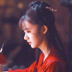 古风女闺蜜头像一对两张 汉服 / 襦裙造型 小众不撞款 女生头像 第11张
